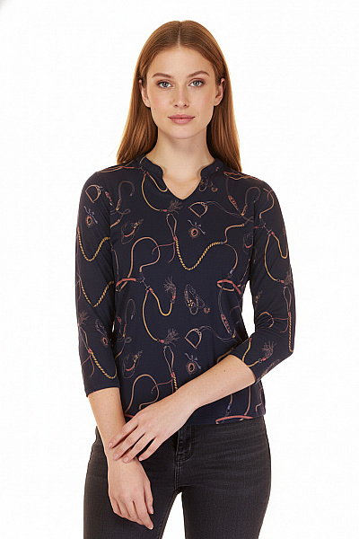 Dámské Tričko Modré Esprit Vel. L