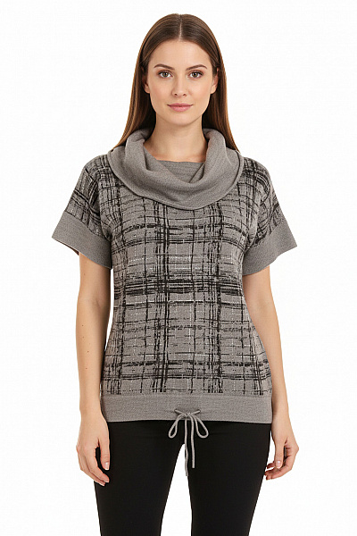 Dámský Svetr Šedý Vel. 40