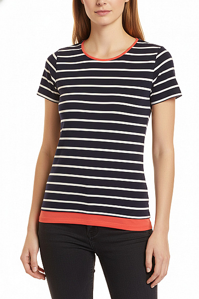 Dámské Tričko Modré Second Hand Vel. M