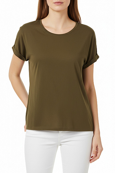 Dámské Tričko Khaki ONLY Vel. M