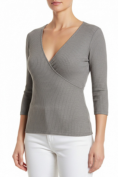  Halenka Jednobarevná Šedá Bershka Vel. M