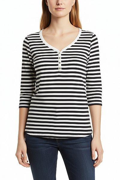 Dámské Tričko S Potiskem Modré Esprit Vel. M