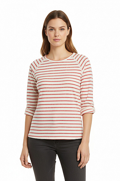 Dámské Tričko S Potiskem Červené Vel. L