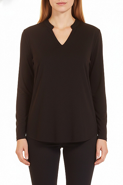 Street One Jednoduché Dámské Tričko Cupro Černé Vel.  44