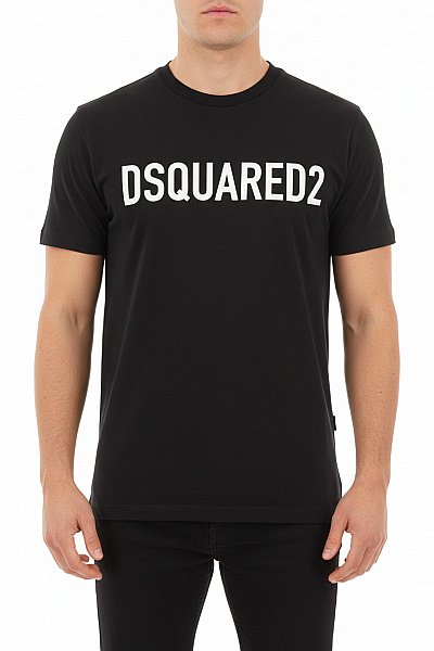 Pánské Tričko S Potiskem Černé Dsquared2 Vel. L