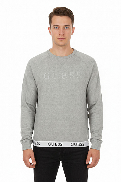 Guess Pánská Mikina Šedá Second Hand Vel. XL