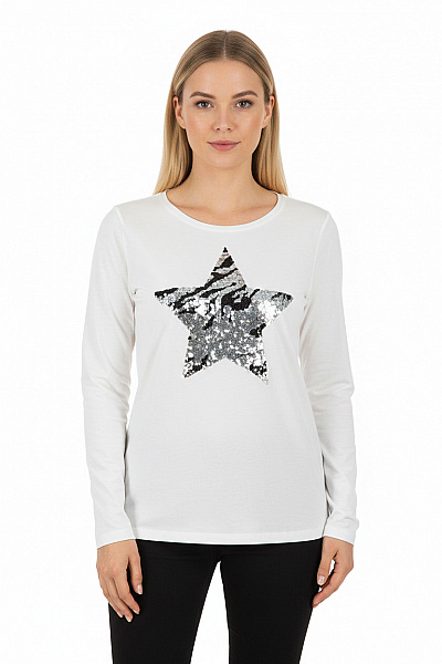 Dámské Tričko Bílé Street One Second Hand Vel.  44