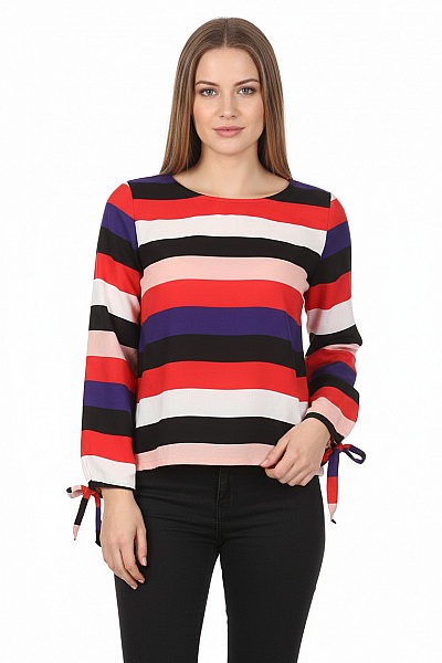 Street One Vzorovaná  Halenka Barevná Vel.  38