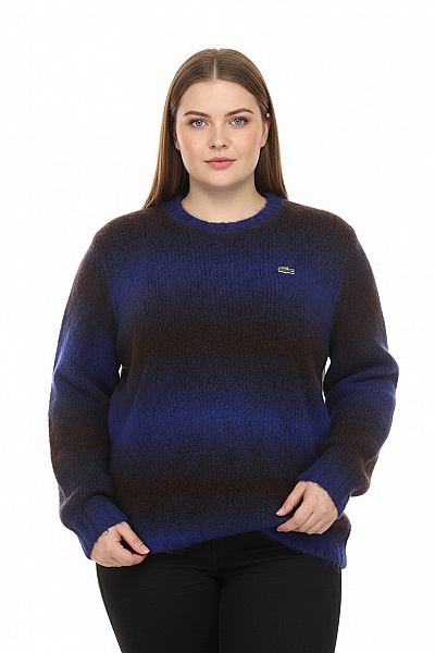 LACOSTE Dámský Pulovr Alpacový Modrý Vel. XXL