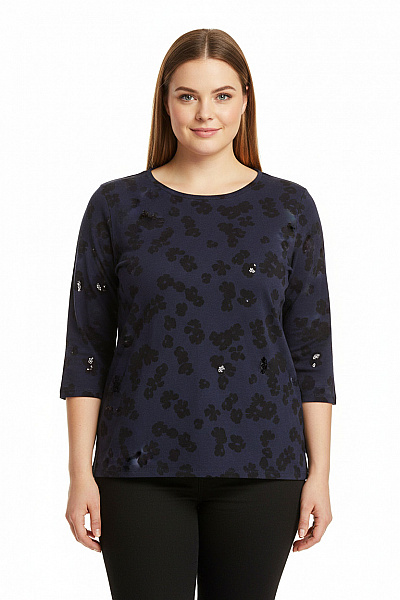 Esprit Dámské Tričko Modré Second Hand Vel. XXL