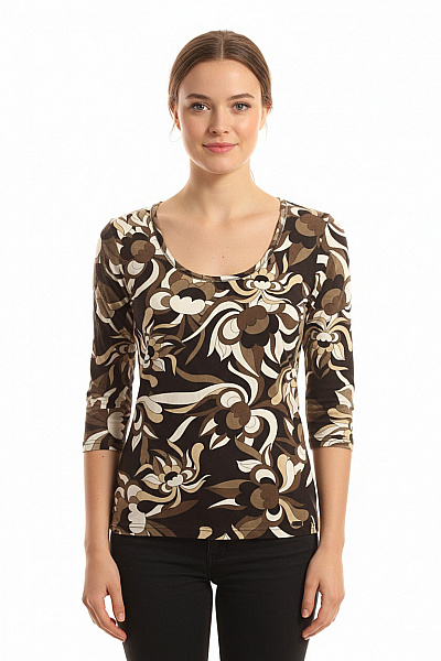 Dámské Tričko S Potiskem Barevné Street One Vel.  36