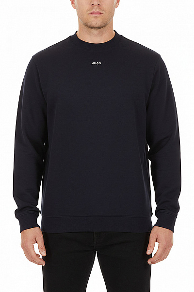 Hugo Boss Pánská Mikina Modrá Second hand Vel. XXL