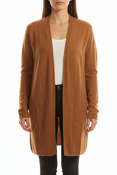 Dámský Svetr Kašmírový Hnědý Vel. 36