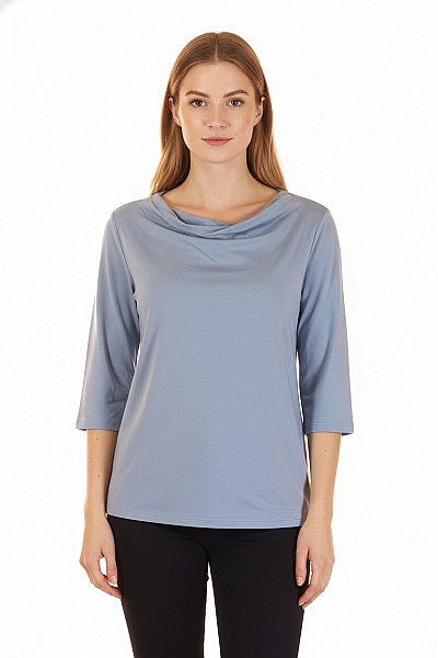 Dámské Tričko Modré Second Hand Vel. 46