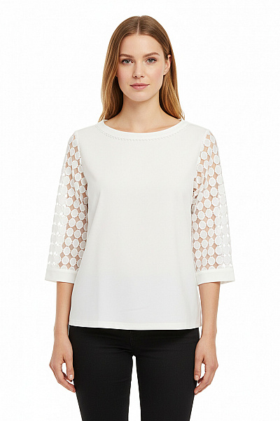 Společenská  Halenka Bílá Vel. 46