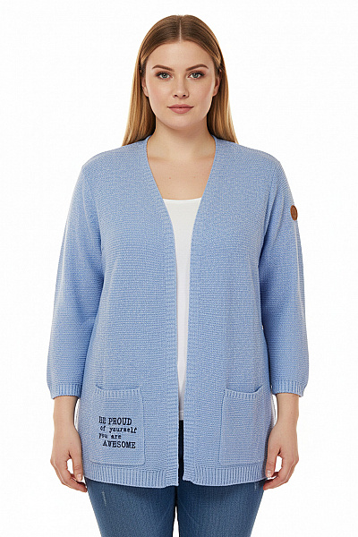 Dámský Svetr Modrý Vel. 46