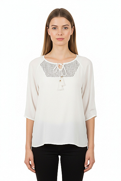 Esprit Vzorovaná  Halenka Bílá