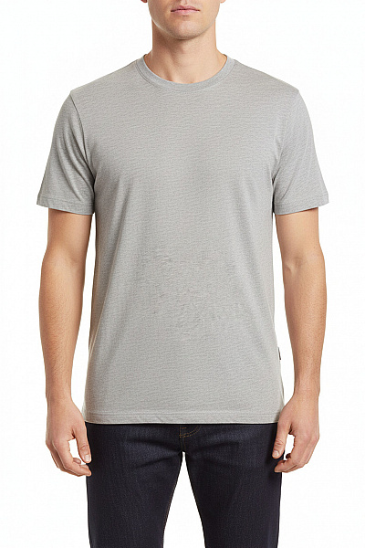 Jednoduché Pánské Tričko Šedé Vel. XL