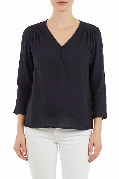  Halenka Jednobarevná Modrá S.OLIVER Second Hand Vel. 40