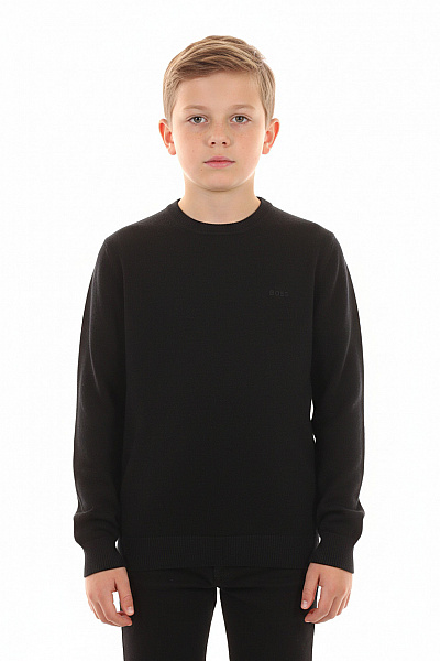 Hugo Boss Chlapecký Svetr Vlněné Černé Second Hand