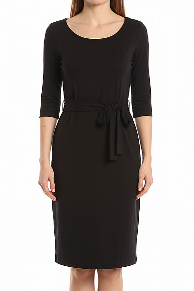 Hobbs Páskové  Šaty Černé