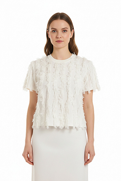 Dámské Tričko Bílé Marella