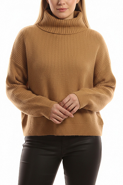 S.OLIVER Dámský Svetr Vlněný Hnědý Vel. 36