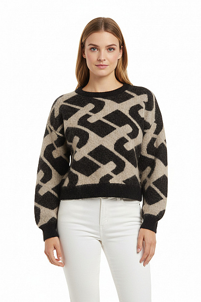 COMMA Dámský Pulovr Barevný Vel. M