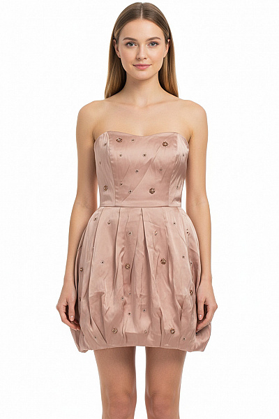 By Malene Birger Společenské  Šaty Hnědé Second Hand Vel. 36