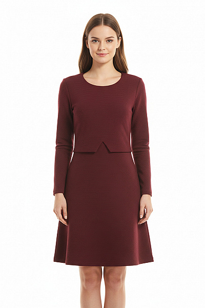 Pouzdrové šaty  Šaty Vínová TOM TAILOR Second Hand Vel. S