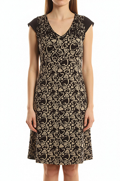 DESIGUAL Šaty Černé Second Hand Vel. S