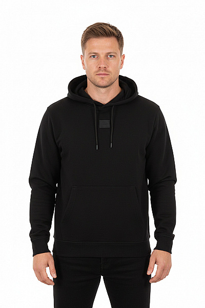 Hugo Boss Pánská Mikina Bez Zapínání Černá