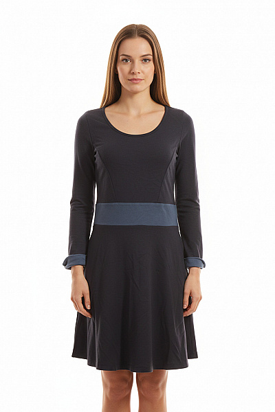 SOAKED Šaty Modré Vel. S