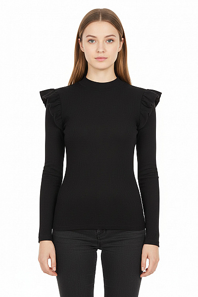 Dámské Tričko Černý ZARA Vel. S