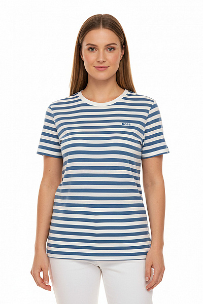 Dámské Tričko Modré Hugo Boss Vel. XL