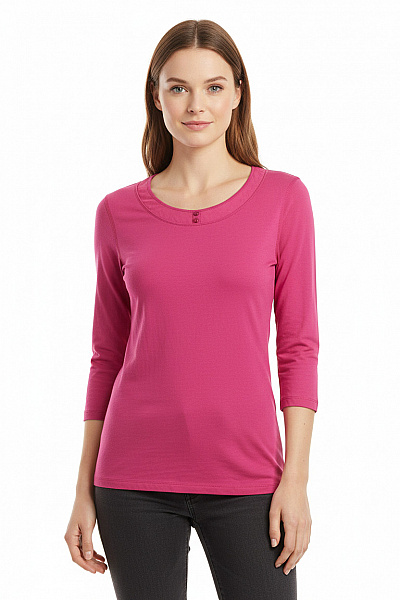 TOM TAILOR Dámské Tričko Růžové Vel. S