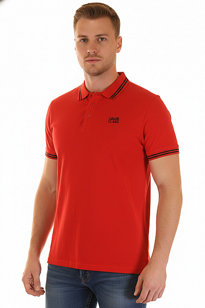 Cavallo Pánské Tričko Červené Second Hand Vel. XL