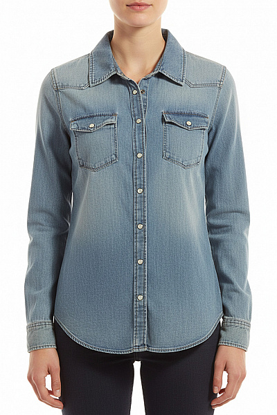 TOMMY HILFIGER Dámská Košile Modrá Vel. 34