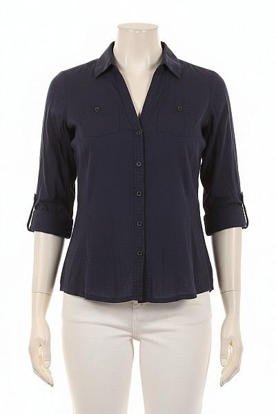 Dámská Košile Modrá MANGO Vel. M