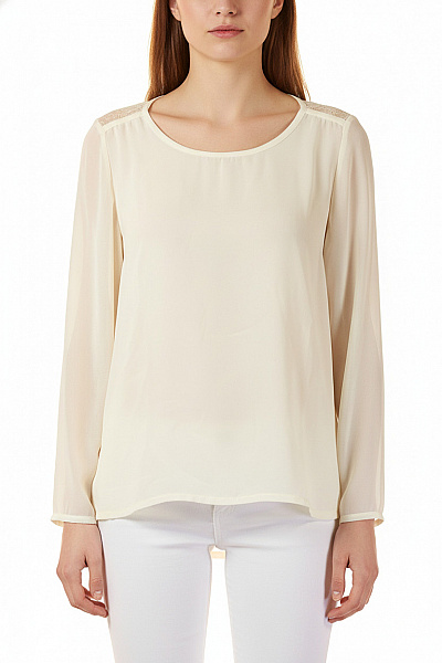 MANGO  Halenka Pletená Bílá Vel. M