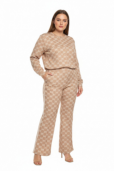 CAMBIO Dámské Kalhoty Hnědé Vel. 40