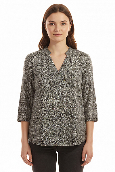 Dámské Tričko S Potiskem Černobílé TOM TAILOR Vel. S