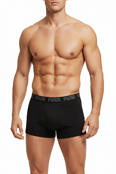 Puma Pánské Spodní Prádlo Bavlněné Černé