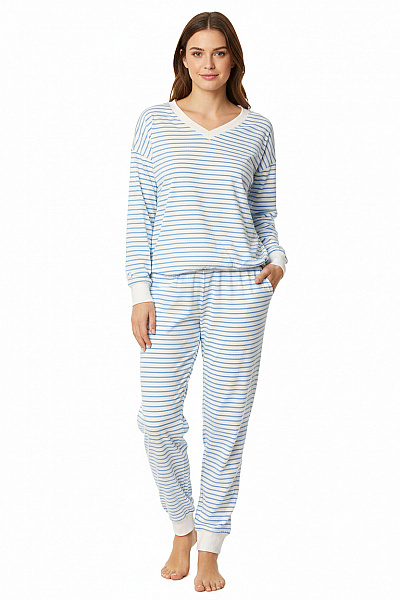 Dámské Pyžamo Chybí štítek Modré CALIDA