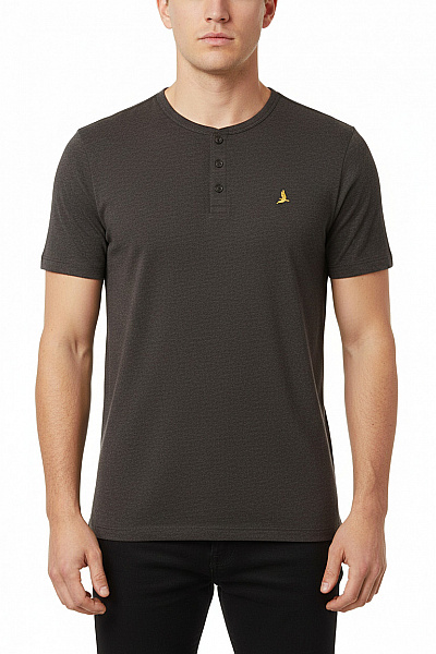 BRAVE SOUL Jednoduché Pánské Tričko Černé Vel. XL