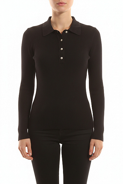 Neo Noir Dámský Pulovr Černý Second Hand Vel. 36