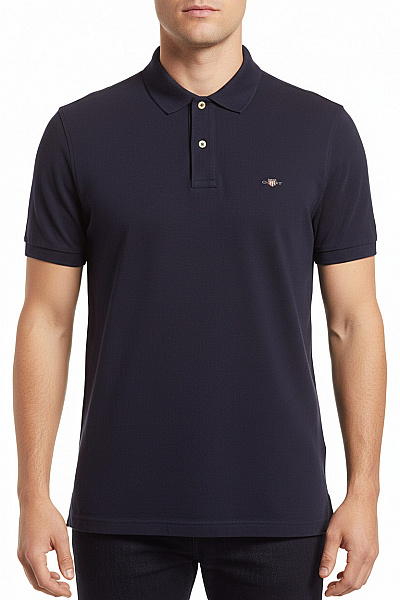 Pánské Tričko S Límečkem Modré GANT Vel. L