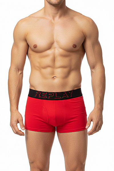 REPLAY Pánské Spodní Prádlo Červené Second Hand Vel. L