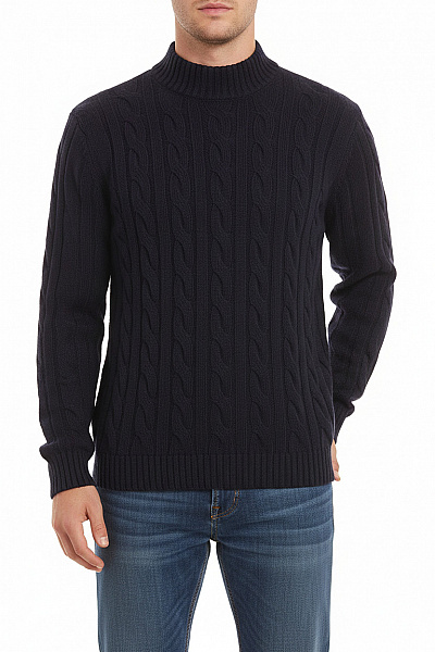 Pánský Svetr Modrý Vel. M