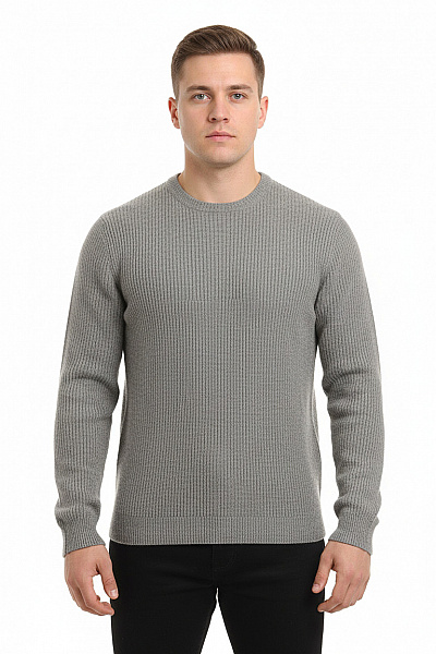 Pánský Pulovr Šedý Second Hand Vel. L